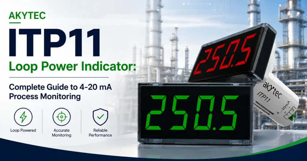 AKYTEC ITP11 Loop Power Indicator Complete Guide to 4-20 mA Process Monitoring