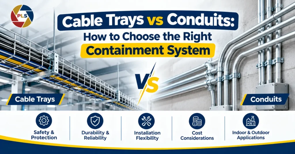 Cable Trays vs Conduits: How to Choose the Right Containment System