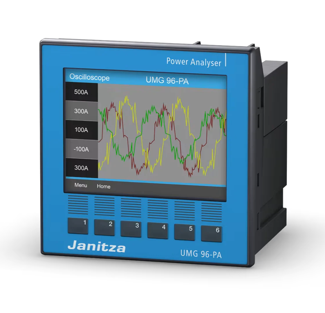 Janitza UMG 96-PA power analyzer by Paklink LLC for accurate electrical measurement